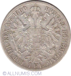 Image #1 of 1 Florin 1890