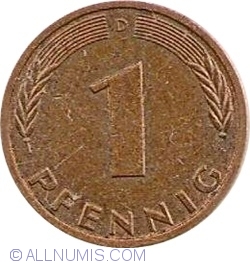 1 Pfennig 1982 D