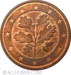 Image #2 of 2 Euro Cent 2014 G