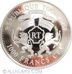 1000 Franci 2014 - anul calului