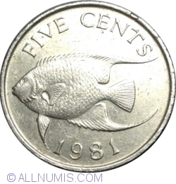 Image #1 of 5 Cents1981