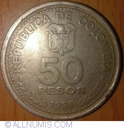 Image #1 of 50 Pesos 1986