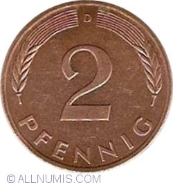 Image #1 of 2 Pfennig 1990 D