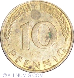 10 Pfennig 1990 G