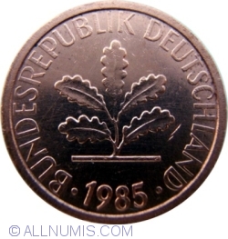 1 Pfennig 1985 D