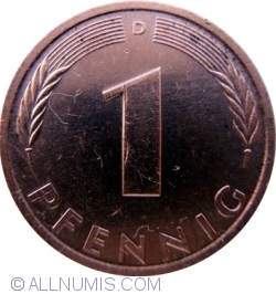 Image #1 of 1 Pfennig 1985 D