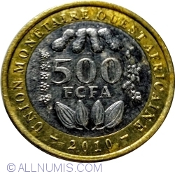 Image #1 of 500 Francs 2010