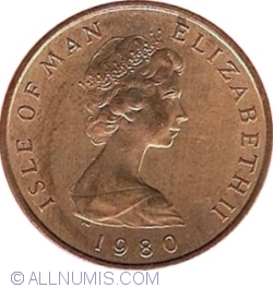 Image #2 of 2 Pence 1980 AA