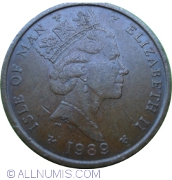 2 pence 1989 AA