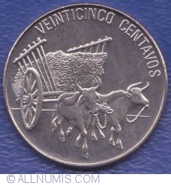 Image #2 of 25 Centavos 1991