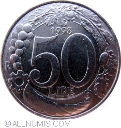 Image #1 of 50 Lire 1998