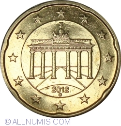 Image #2 of 20 Euro Cent 2012 G
