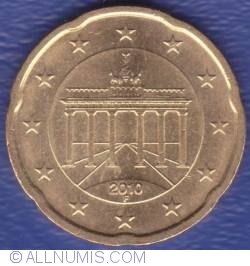 Image #2 of 20 Euro Cent 2010 F
