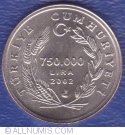 Image #1 of 750000 Lira 2002