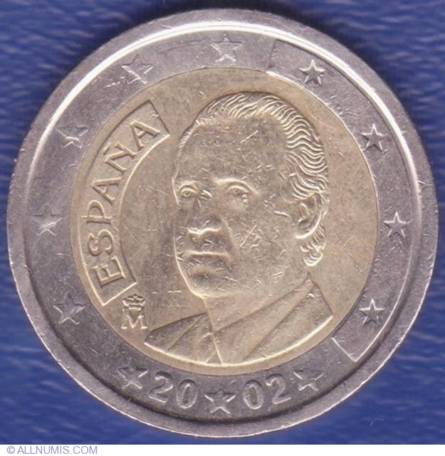 2 Euro 2002 Juan Carlos I 2000 2009 Spania Moned 3133