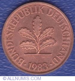 Image #2 of 2 Pfennig 1983 G