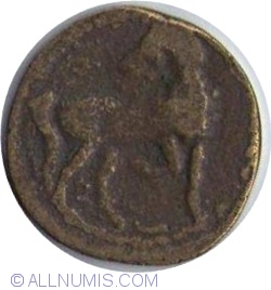 Image #2 of Tridrachm ND (230-220 B.C.) - Horse right, its head left, right foreleg raised