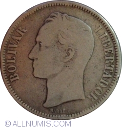 Image #2 of 5 Bolivares 1886