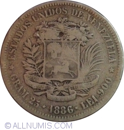 Image #1 of 5 Bolivares 1886