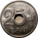 1 : 25 Bani 1921 - orificiu de 4.5 mm