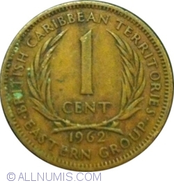 Image #1 of 1 Cent 1962