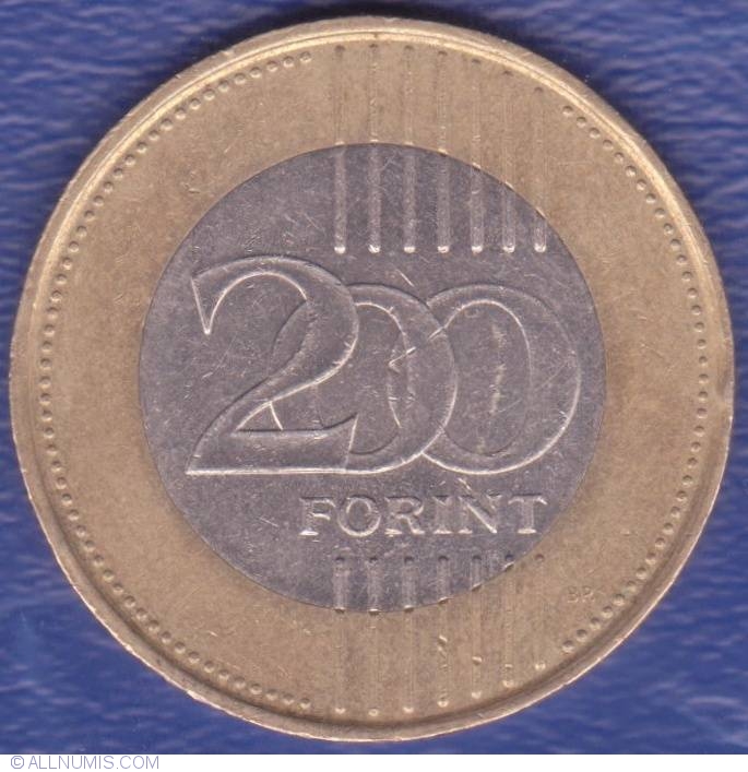 200 Forint 2009 Republica 1989 Prezent Ungaria MonedÄƒ 4167