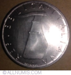 Image #2 of 5 Lire 1989 (orientare: medalie)