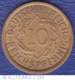10 Reichspfennig 1935 J