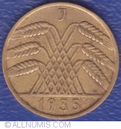 Image #2 of 10 Reichspfennig 1935 J