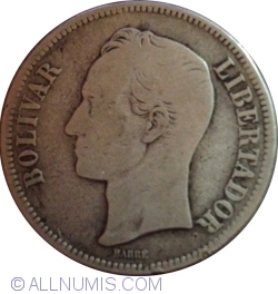 Image #2 of 5 Bolivares 1887