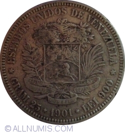 Image #1 of 5 Bolivares 1901