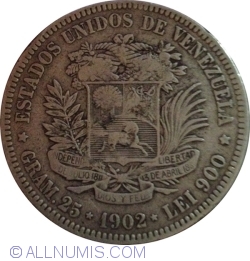 Image #1 of 5 Bolivares 1902