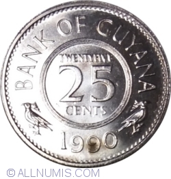Image #1 of 25 Cents 1990