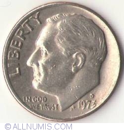 Image #2 of Dime 1973 D
