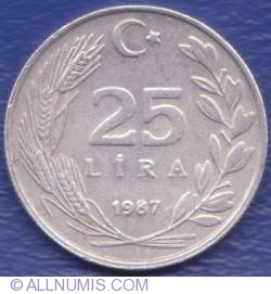 25 Lira 1987