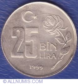 Image #1 of 25000 (25 Bin) Lira 1999