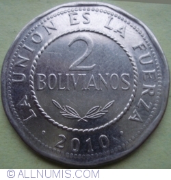Image #1 of 2 Bolivianos 2010