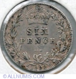 Image #2 of Six Pence 1899