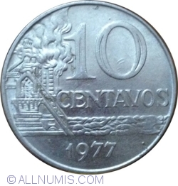Image #1 of 10 Centavos 1977