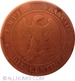 10 Centimes 1854 A