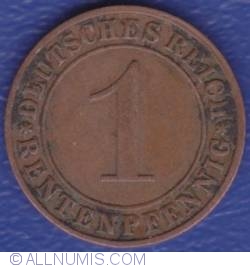 1 Rentenpfennig 1923 E