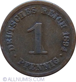 1 Pfennig 1894 A