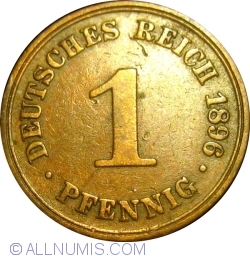 Image #1 of 1 Pfennig 1896 A