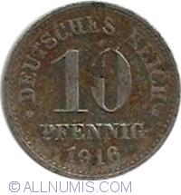 Image #1 of 10 Pfennig 1916 A