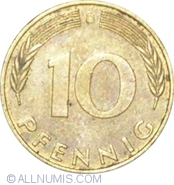 Image #1 of 10 Pfennig 1989 D
