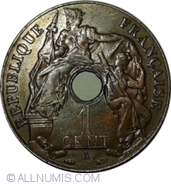 Image #1 of 1 Centime 1938