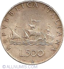 Image #1 of 500 Lire 1958