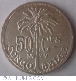 50 Centimes 1929 (CONGO BELGE)