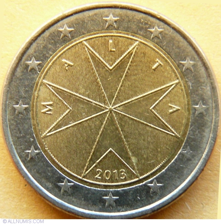 2 Euro Commemorative Coin – Malta 2013 Municipality, UNC, Bi-Metallic