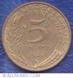 Image #1 of 5 Centimes 1982